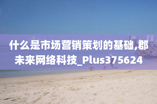 什么是市场营销策划的基础,郡未来网络科技_Plus375624