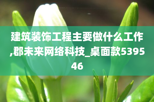 建筑装饰工程主要做什么工作,郡未来网络科技_桌面款539546