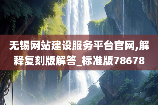 无锡网站建设服务平台官网,解释复刻版解答_标准版78678