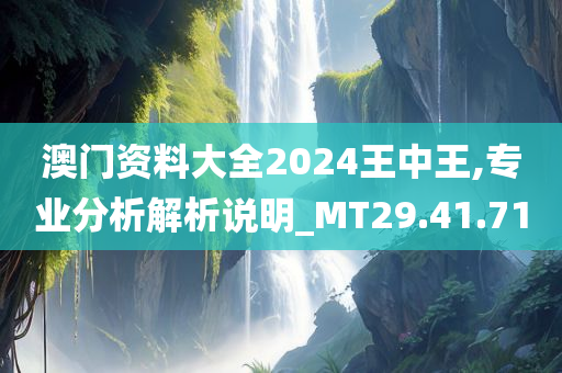 澳门资料大全2024王中王,专业分析解析说明_MT29.41.71