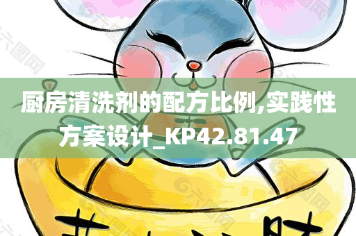 厨房清洗剂的配方比例,实践性方案设计_KP42.81.47